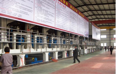 Ordinary corrugated paper machine